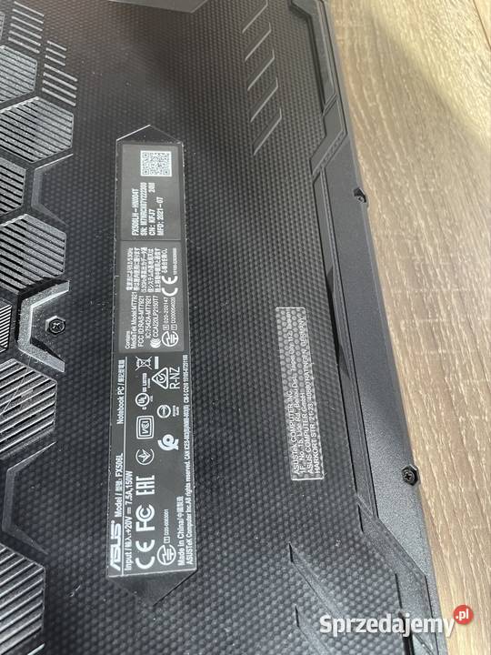 Laptop gamingowy asus tuf gaming f15 mazowieckie Hipolitów