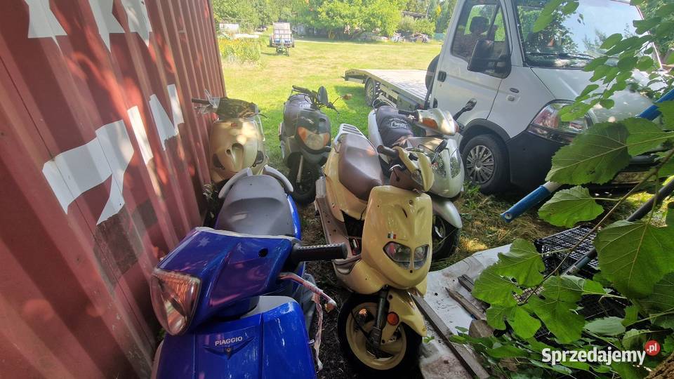 Pakiet pięciu skuterów Piaggio Aprilia Tgb Wilczyce