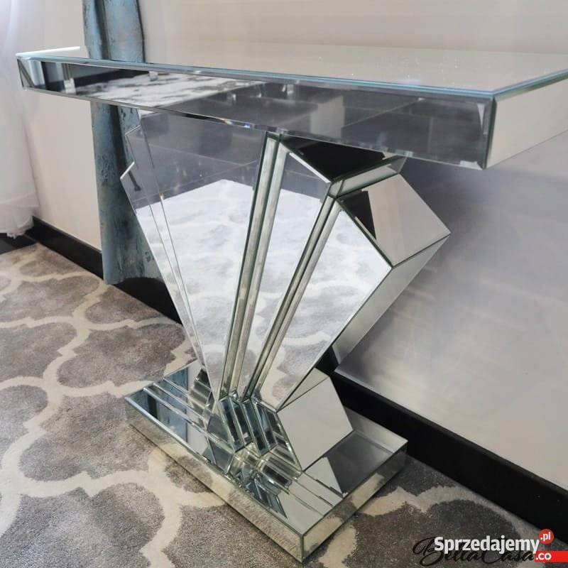 Konsola Glamour Toaletka Szklana Mebel Lustrzany mazowieckie Warszawa sprzedam