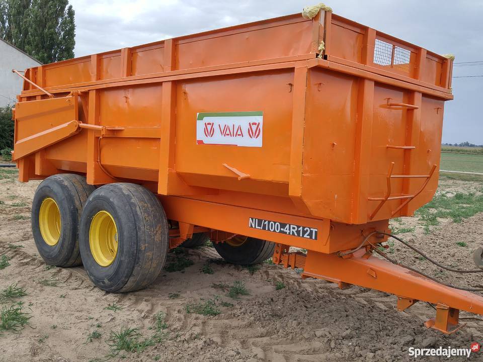 Przyczepa wywrotka tandem Vaia 12 ton stan b kujawsko-pomorskie Strzelno