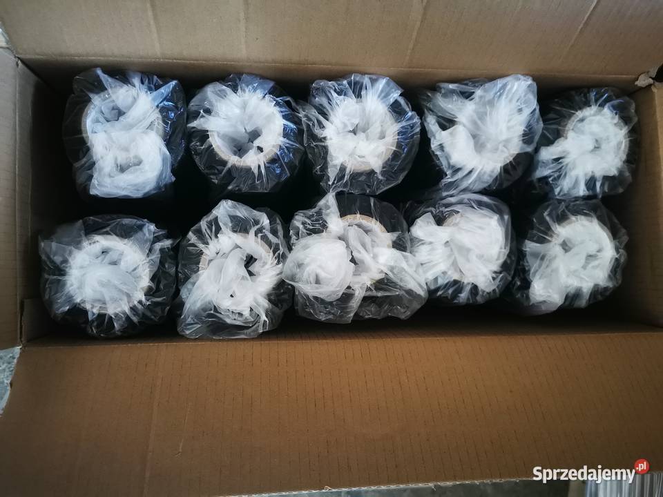 Folia stretch strecz czarna dużo folii cienka Trzebnica sprzedam