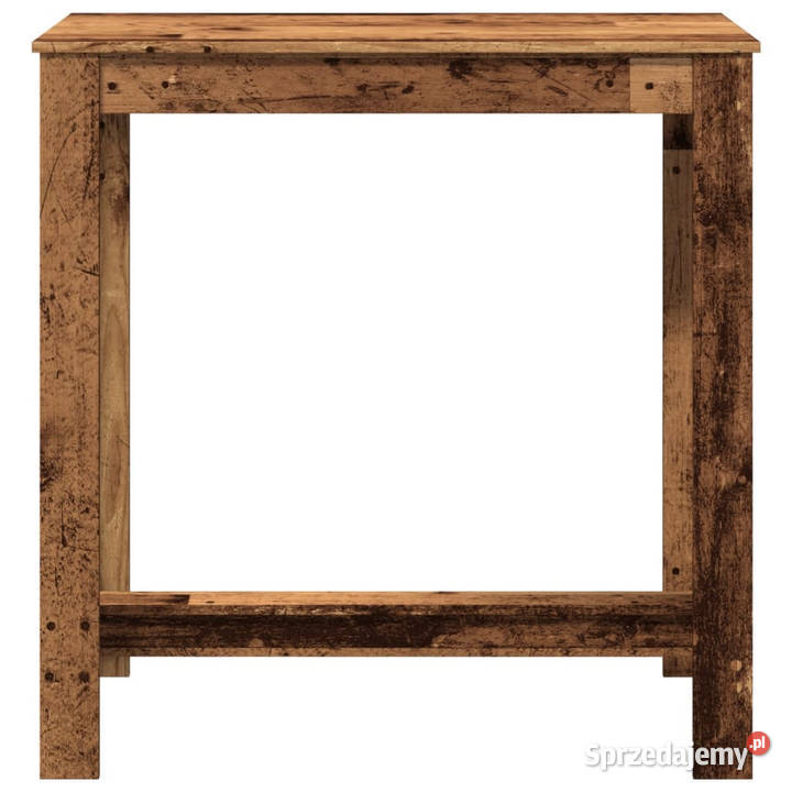 Stolik barowy stare drewno 102x50x1035 WM854416