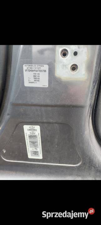 Citroen C3 Picasso 10r KTHC drzwi maska zderzak mazowieckie Halinów