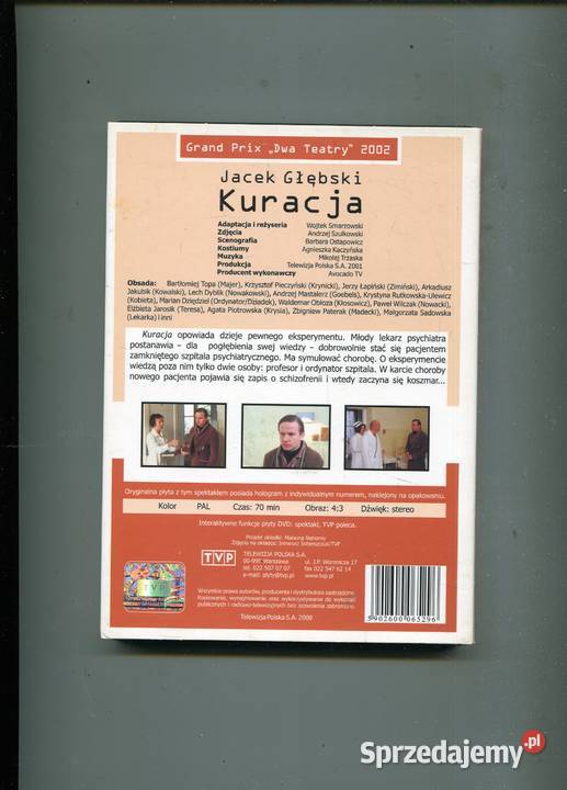 Kuracja reżyseria Smarzowski Film DVD Kultura i Rozrywka