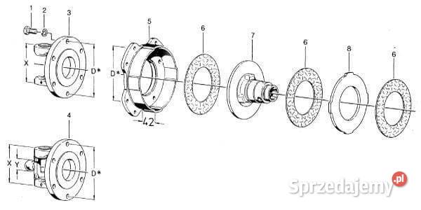 Sprężyna F51 36 mm 661901 Kamionna