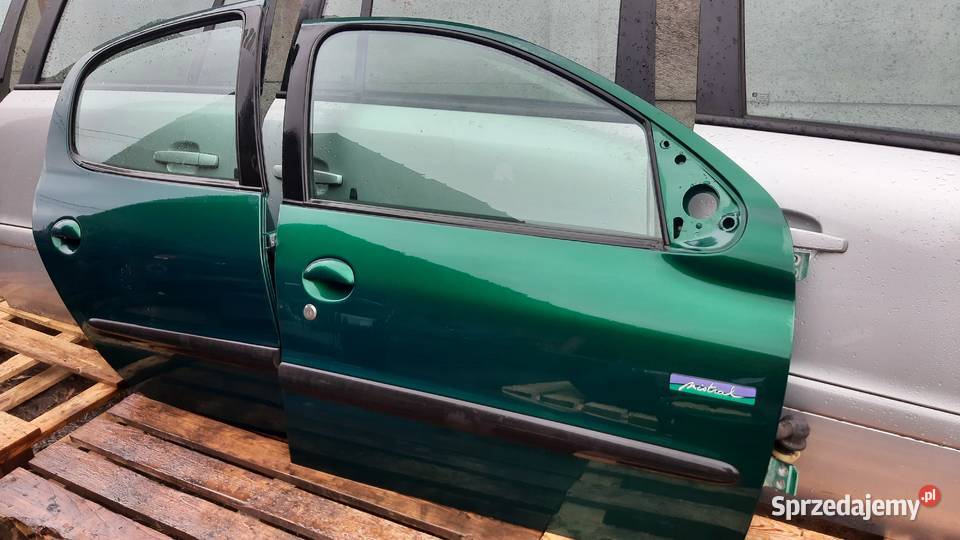 drzwi kompletne prawe Peugeot 206 hatchback lak dolnośląskie Dębno