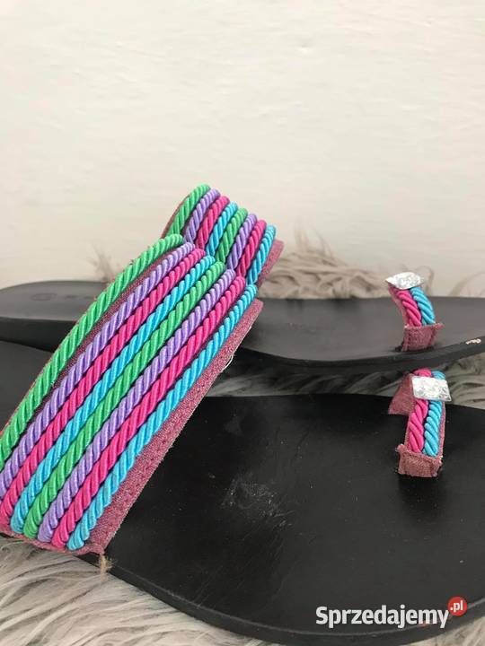 Klapki kolorowe NEXT 40 Lubartów sprzedam