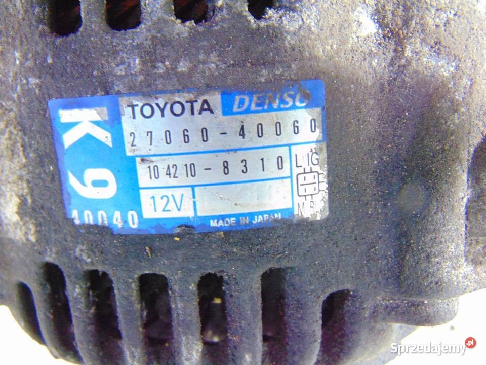 ALTERNATOR TOYOTA IQ 10 VVTI 2706040060 osobowe