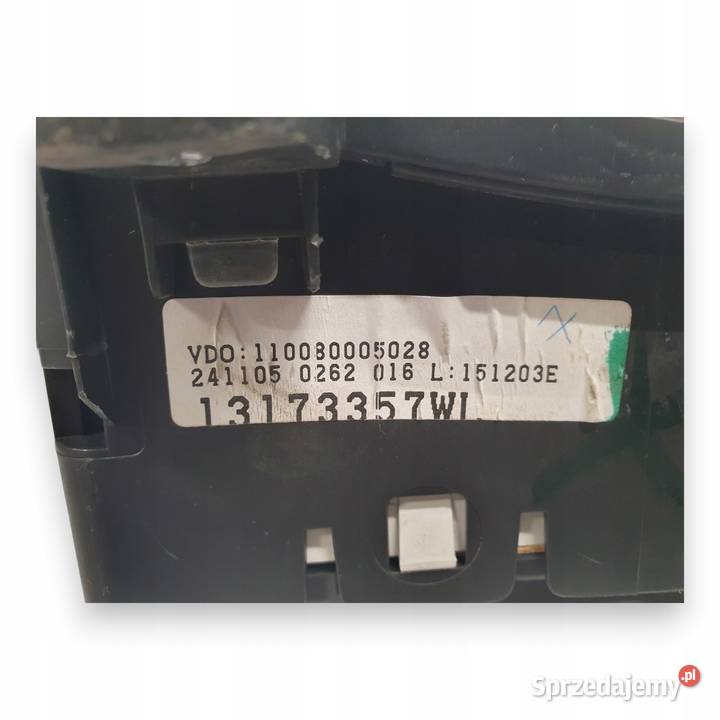 LICZNIK ZEGARY 13173357 WL Opel Corsa C 12 16V osobowe Chełm