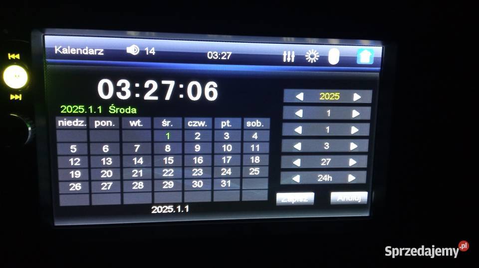 Radio samochodowe MP3 RDS 1 din HIPPCRON HD 7 kujawsko-pomorskie Posługowo