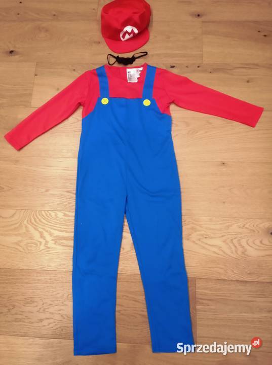 Strój karnawałowy Super Mario 68 lat 110116 Rozmiar 110
