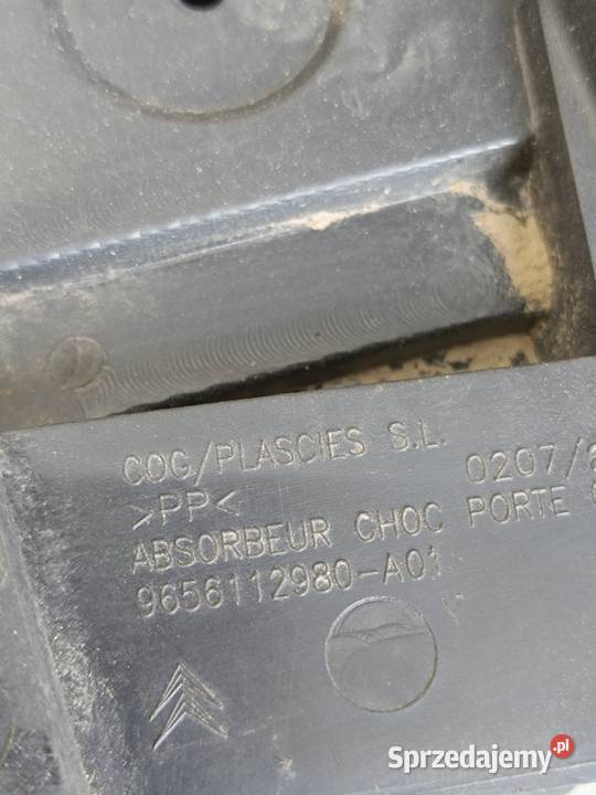 Uchwyt boczka drzwi mocowanie Fiat 9656112980