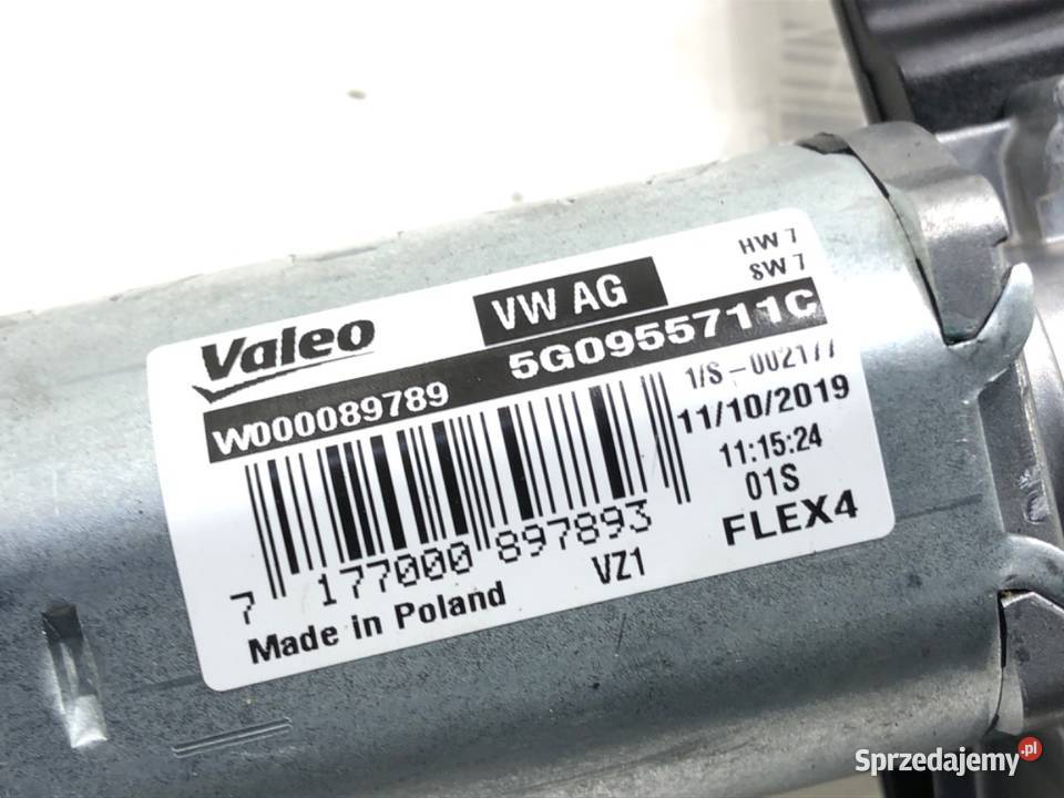 SILNIK WYCIERACZEK TYŁ VW GOLF VII 5G0955711C osobowe podkarpackie