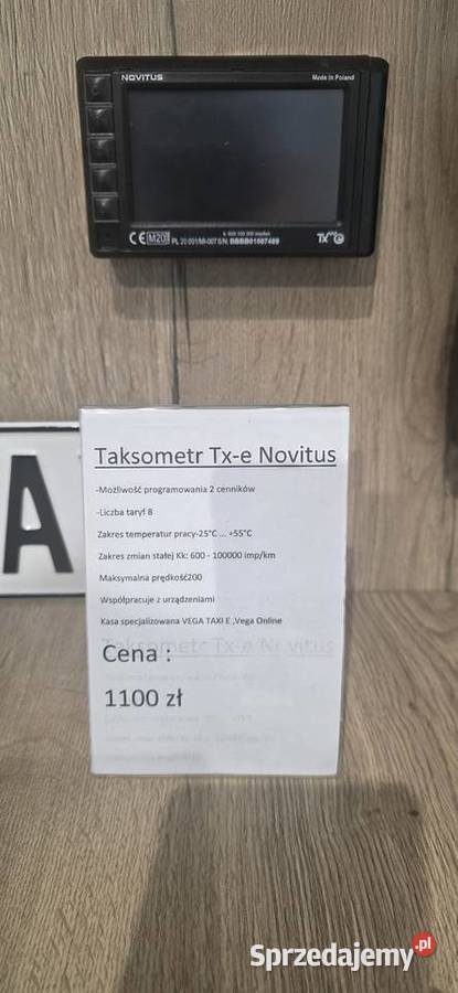 Taksometr online novitus txe lampa Taxi Śledziejowice