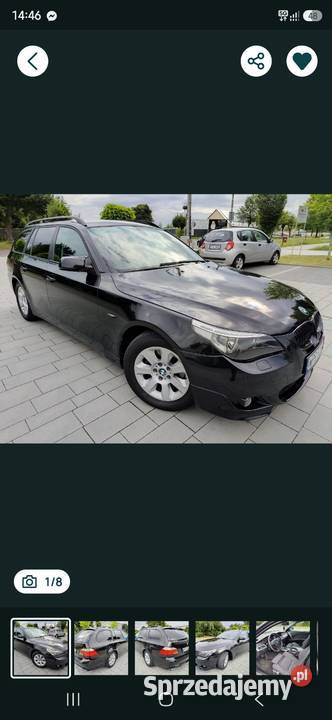 Bmw e60 25 diesel sprzedam zamienie nawigacja łódzkie Łódź