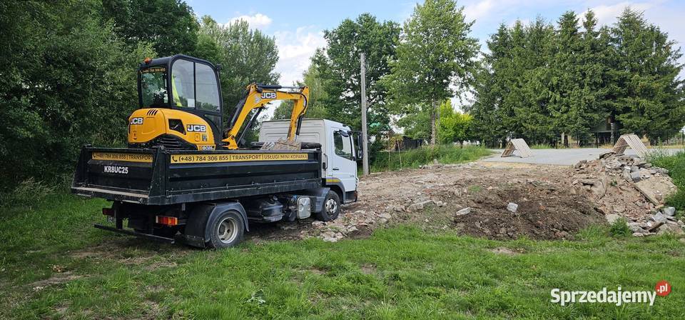 Roboty ziemne Czyżyny Minikoparka Kraków