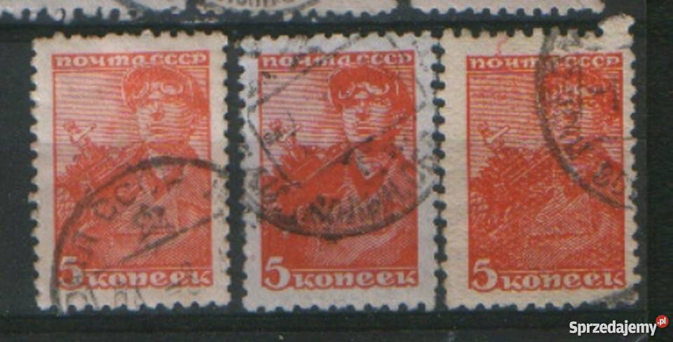 Zn ZSRR Mi 676a b c kas 1939 śląskie