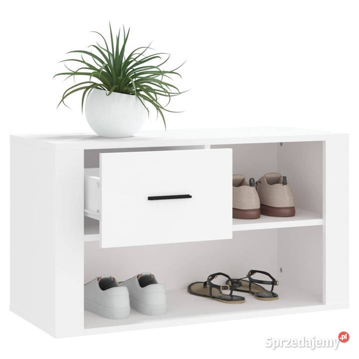 Szafka na buty biały 80x35x45 materiał Warszawa
