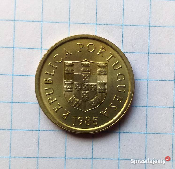1 ESCUDO 1985 PORTUGALIA Numizmatyka Piszczac