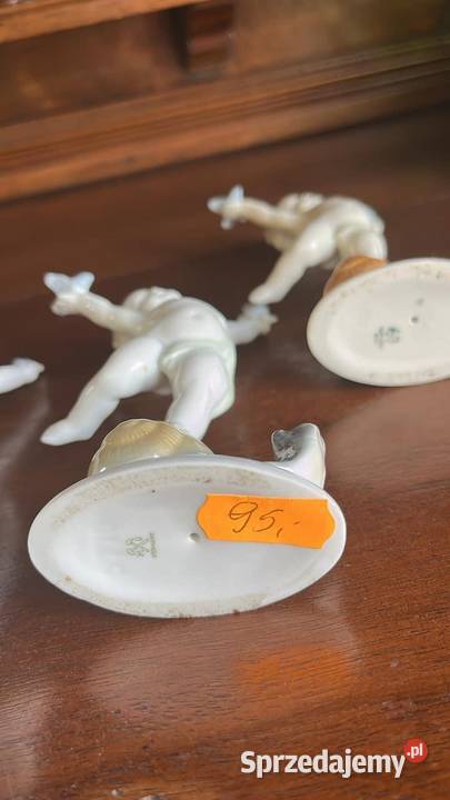 Wiosna Figurki Pory Roku Ilmenau Porzellanfabrik Porcelana i szkło