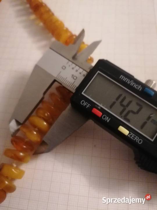 Naszyjnik Bursztyn 52gr Antyki, Sztuka, Kolekcje podlaskie