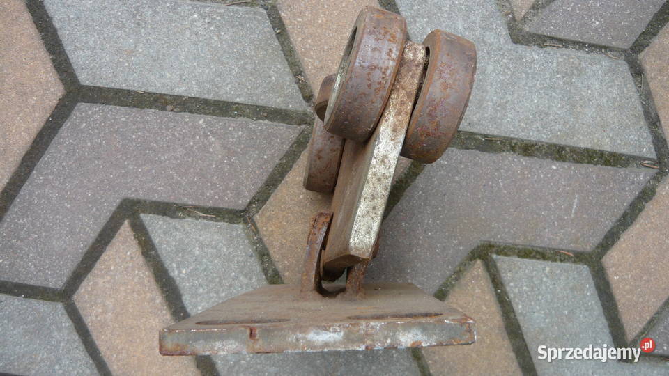 Wózki 2 rolki rolka do bramy przesuwnej wózek