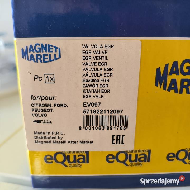 ZAWÓR EGR AGR Citroen Ford Peugeot Volvo osobowe Lublin