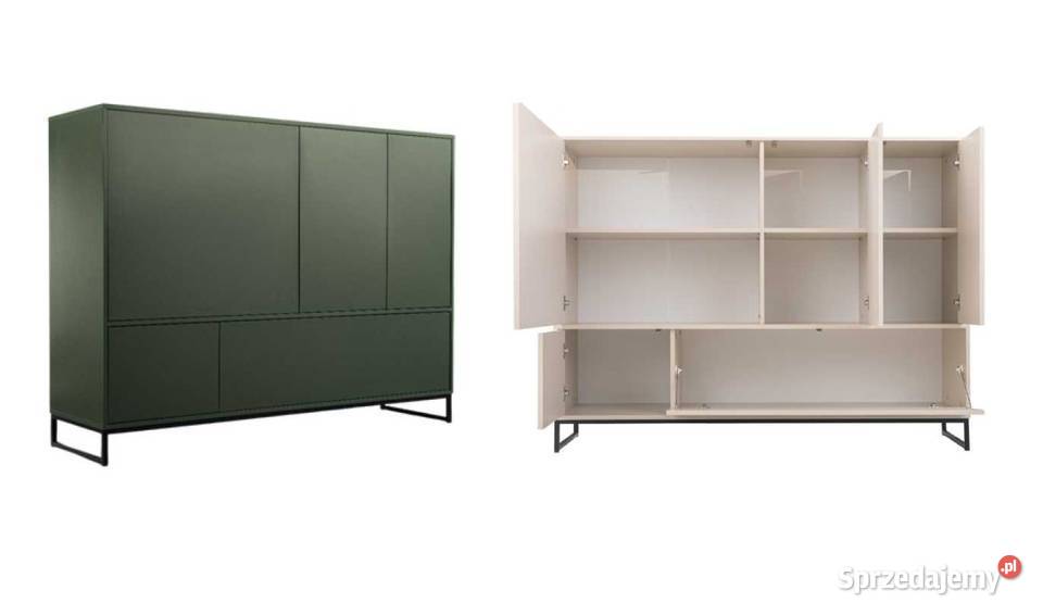 Komoda bezuchwytowa Genua 160 2kolory 120cm