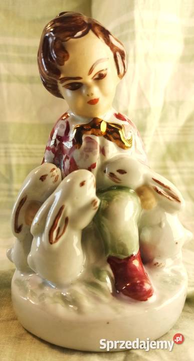 figurka porcelanowa STEATYT Katowice DZIECKO Porcelana i szkło Bytom