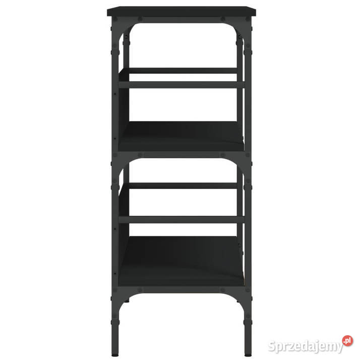 Stolik konsolowy czarny 75x32x75 materiał Stoły Warszawa