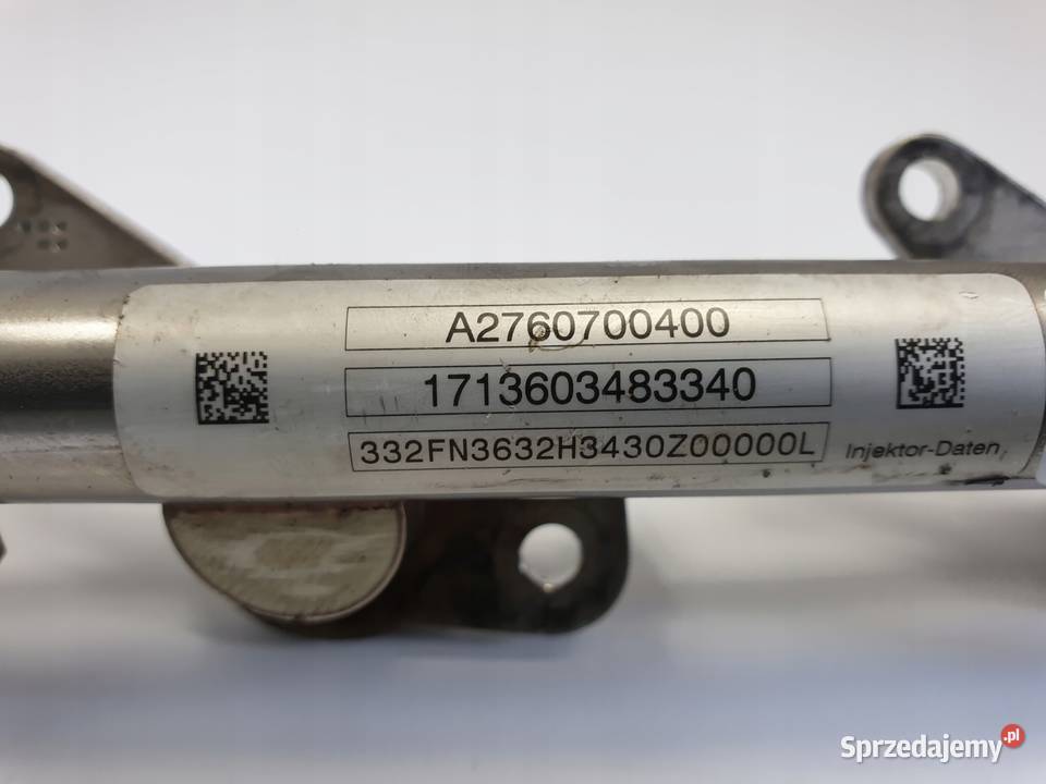 LISTWA WTRYSKOWA Mercedes W205 30 V6 A2760781245 Listwy wtryskowe Chełm
