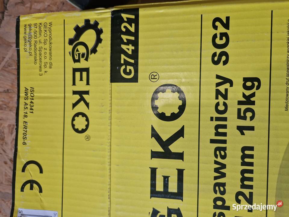 Drut spawalniczy 12mm 15 Głogowa G74121 sprzedam