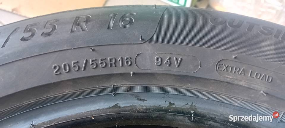 Komplet Letnich Opon Michelin 20555R16 zdjęte z