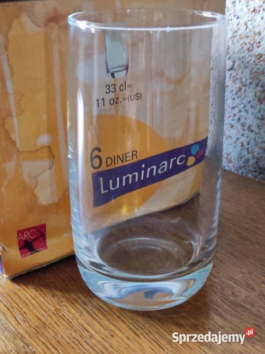 komplet szklanek Luminarc NOWE 6 sztuk drink inny kolor świętokrzyskie Kielce