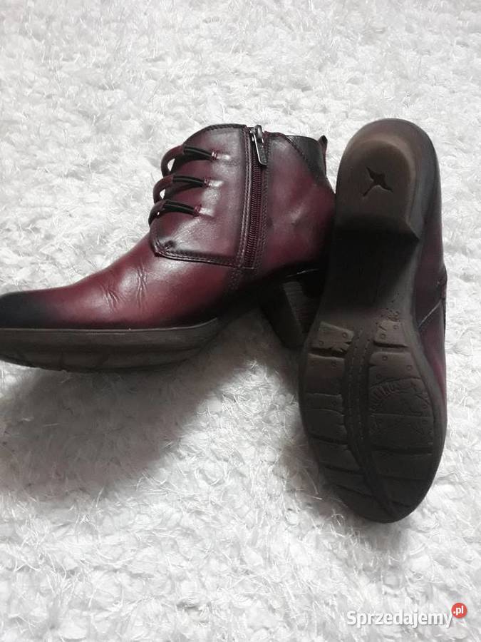 Skórzane trzewiczki damskie TAMARIS WOJAS Rzeszów