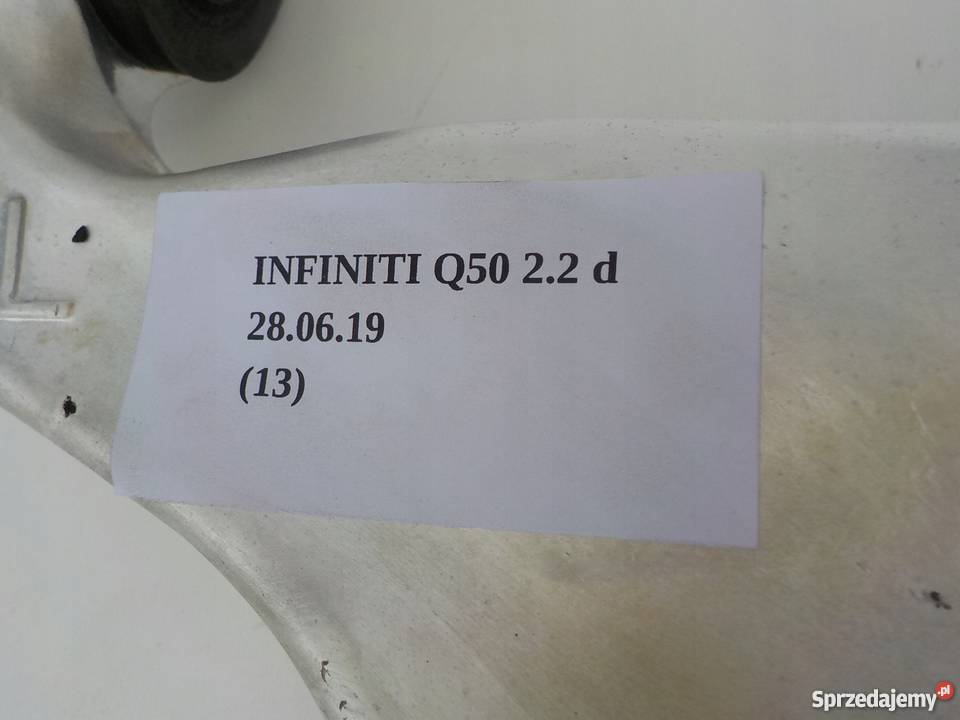 WAHACZ DOLNY PRZÓD PRAWY LEWY INFINITI Q50 22d Nowy Tomyśl