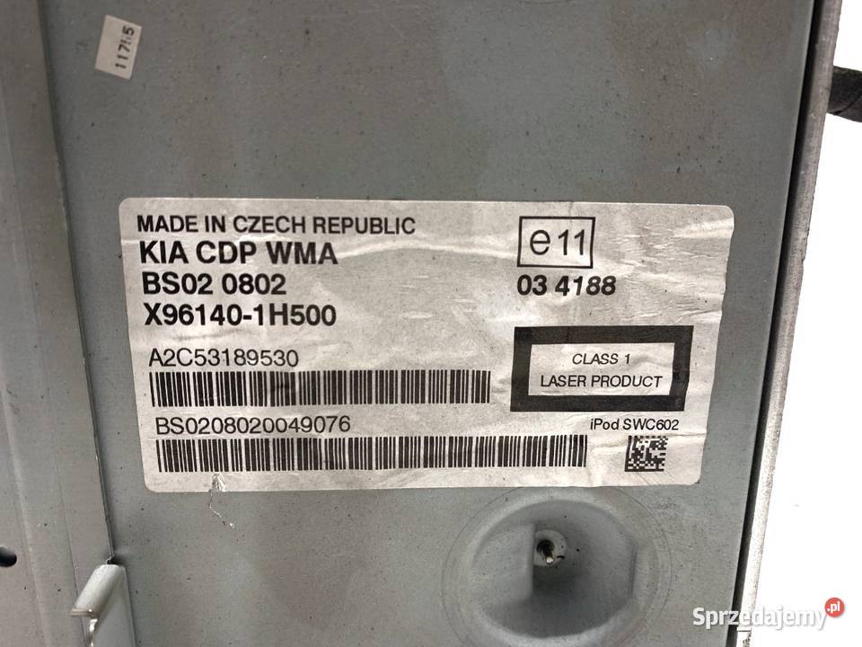 RADIO KIA CEED X961401H500 0712 ODTWARZACZ