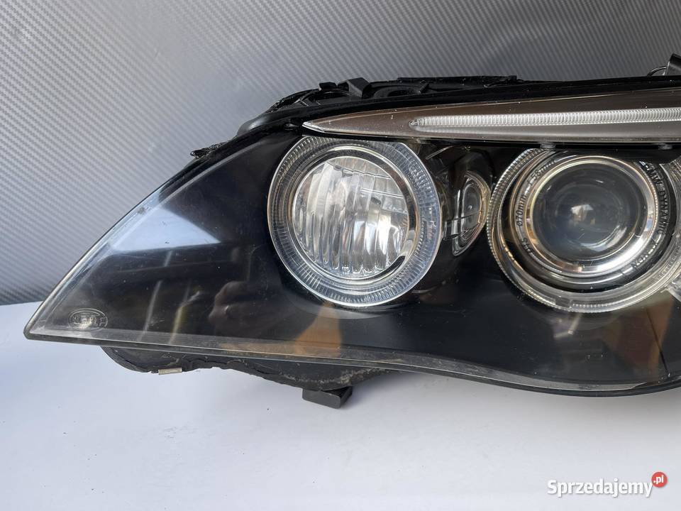 BMW E60 LIFT LEWA LAMPA BIXENON SKRĘTNY Lampy przednie wielkopolskie Ostroróg