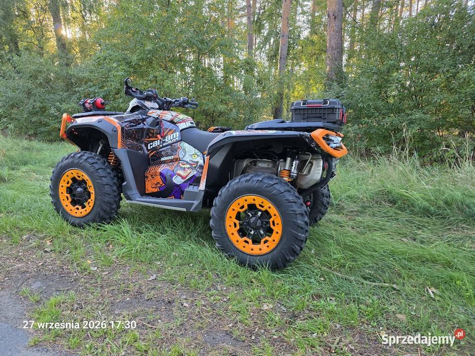 Can am Outlander G3 1000r XTP Amortyzatory Fox Szlichtyngowa sprzedam