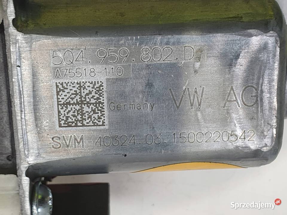 VW Passat B8 LEWY TYLNY SILNICZEK SZYBY Lewy tył Chełm