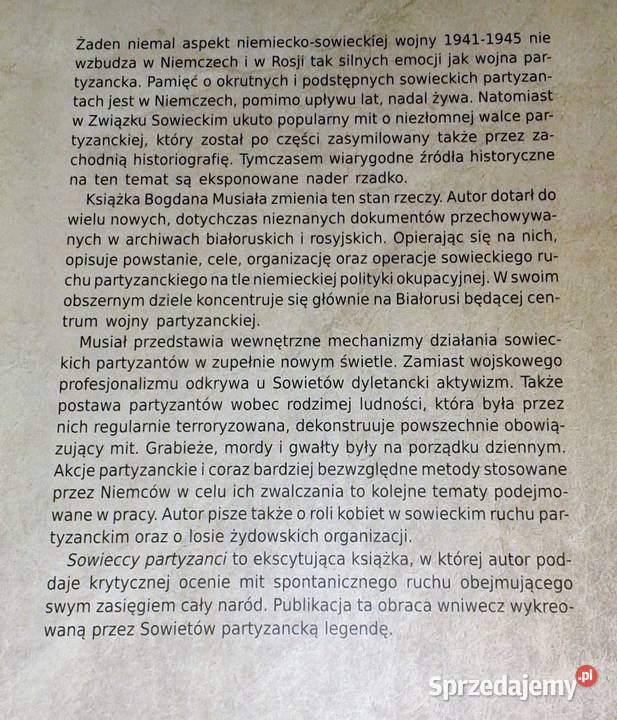 Sowieccy partyzanci 19411944 Mity i Chełm