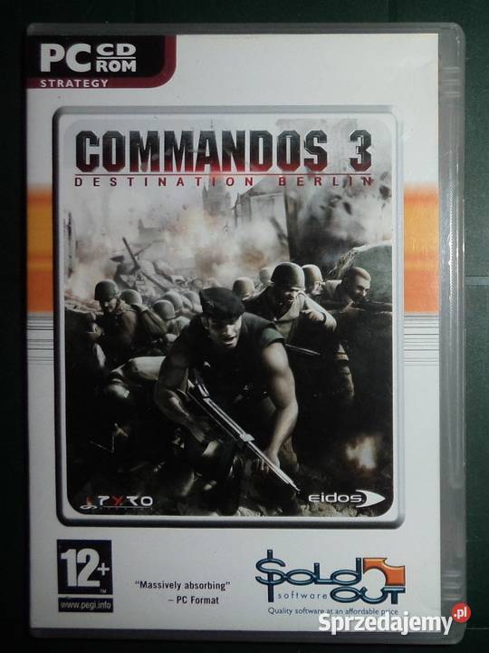 gra Commandos 3 Destination on Berlin ENGLISH PC strategiczne Rzeszów sprzedam