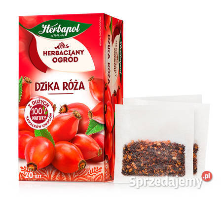 Herbata owocowa Herbapol malina cytryna dzika wielkopolskie Stare Miasto