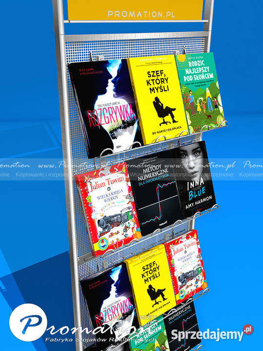 Regał na książki ekspozytor stojak do prasy i Gdynia