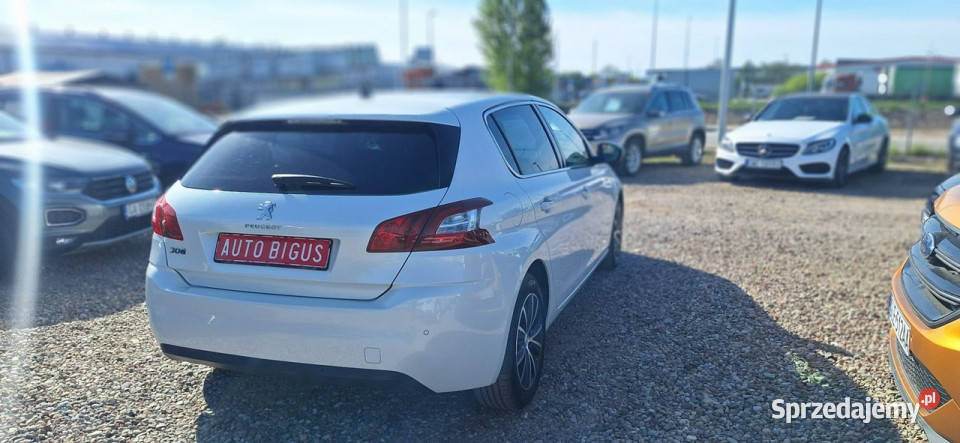 Peugeot 308 Ledy xsenon navi panorama biała 177000km pomorskie Lębork