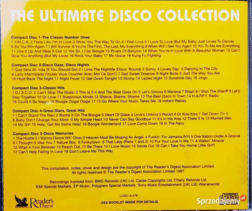 Album 5 Płytowy CD 5CD Disco Collection 3 i więcej Płyty i kasety Siedlce sprzedam