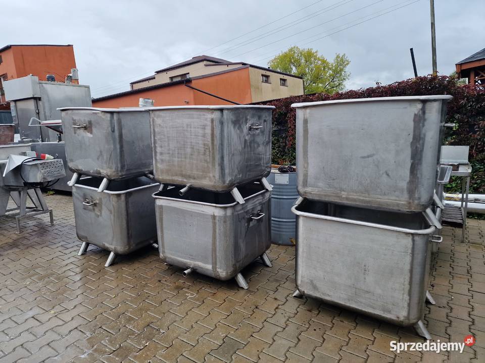 Zbiornik nierdzewny cymber wanna pojemnik śląskie Dobieszowice