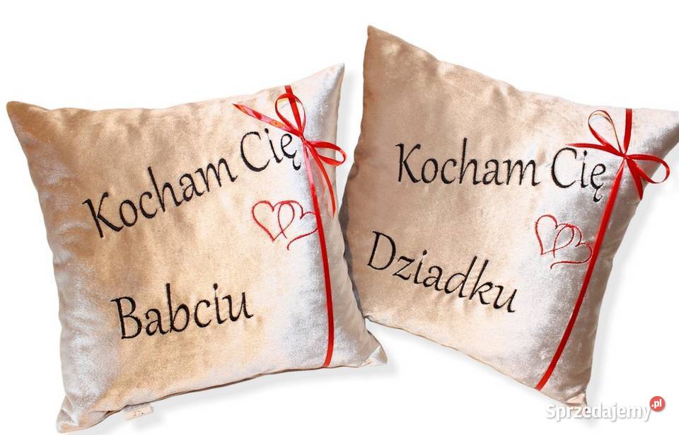Zestaw Prezentowy Babci i Dziadka Poduszki na Poduszki Grudziądz