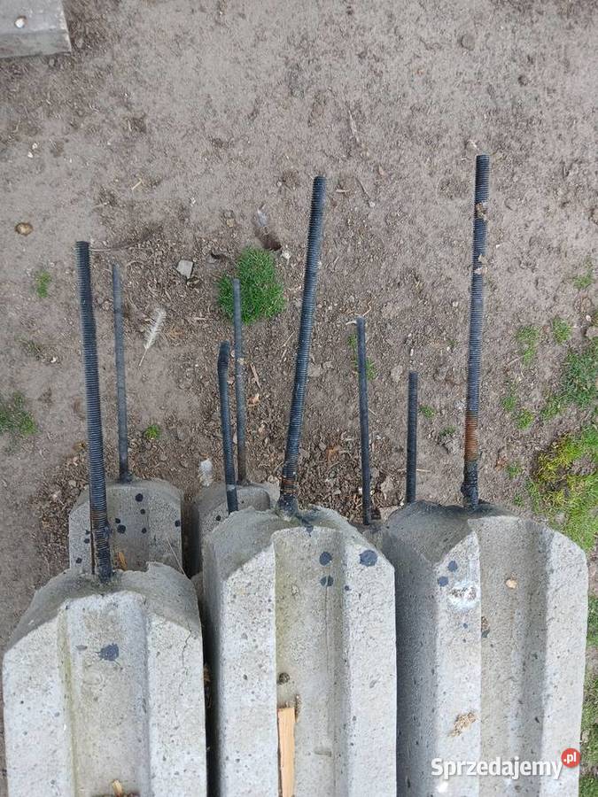 Słupy betonowe ze szpilką 3m Pińczów