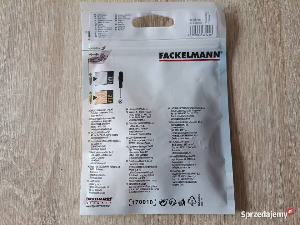 Wkręty do drewna 4x40 mm 20 Kwidzyn sprzedam